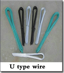  Glavanized/ Black U Type Wire