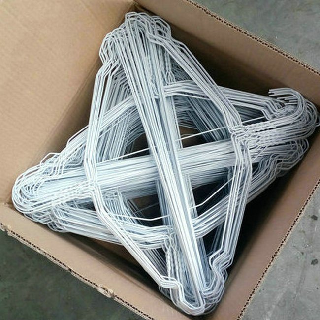 Shengsen 18"14.5g Bulk Wire Hangers For Laundry Hebei Shengsen Metal Products Co.,Ltd.